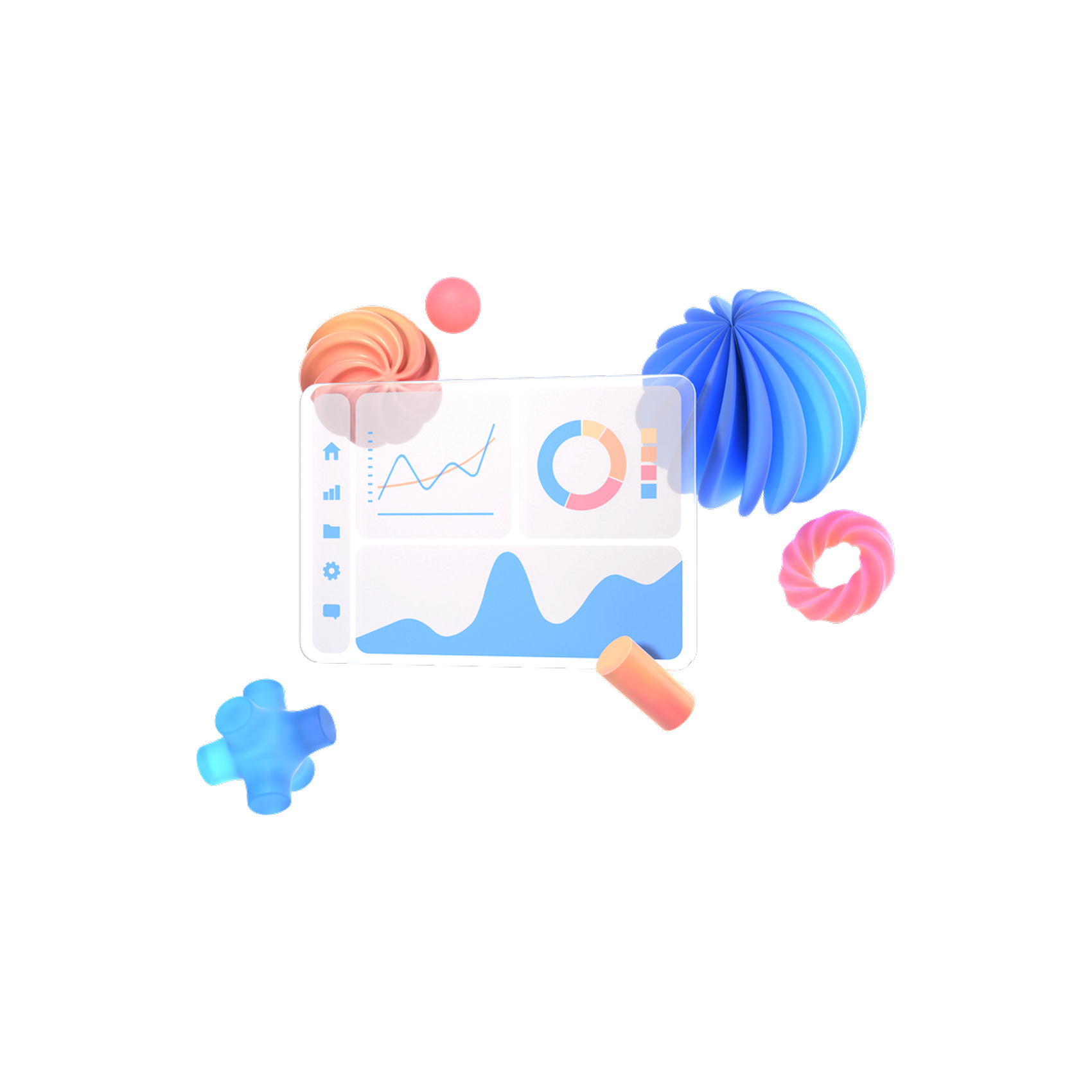 Data visualisation analytics dashboard